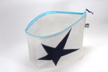 Segeltuchtasche mit blauen Stern